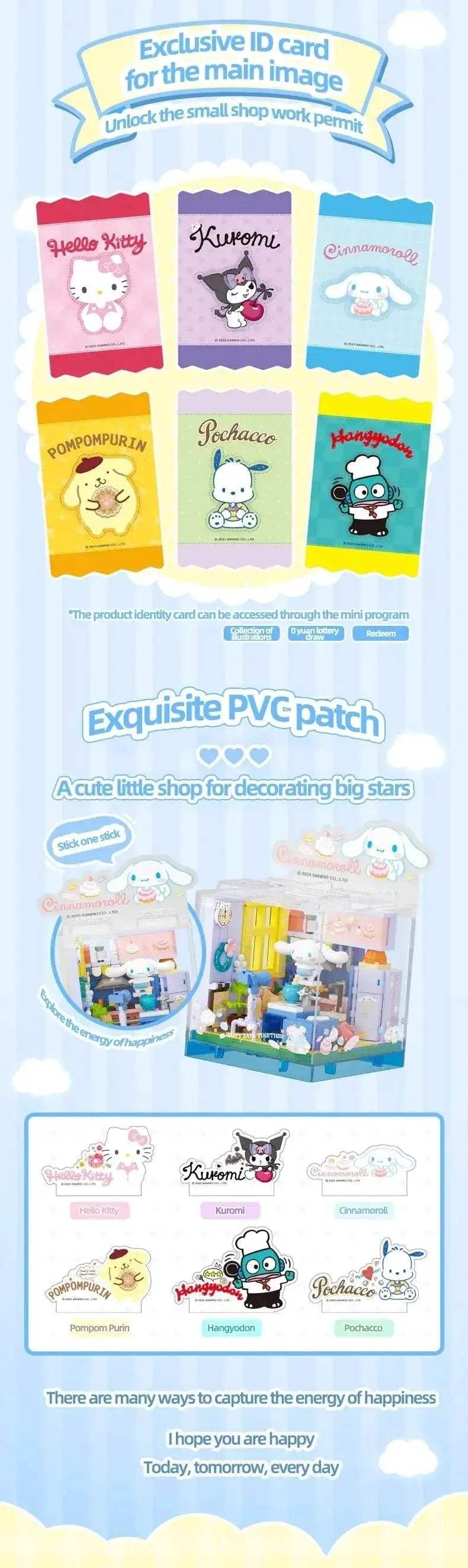 Sanrio Building Blocks Hellokitty Kuromi Bakery Ocean Restaurant - ToylandEU