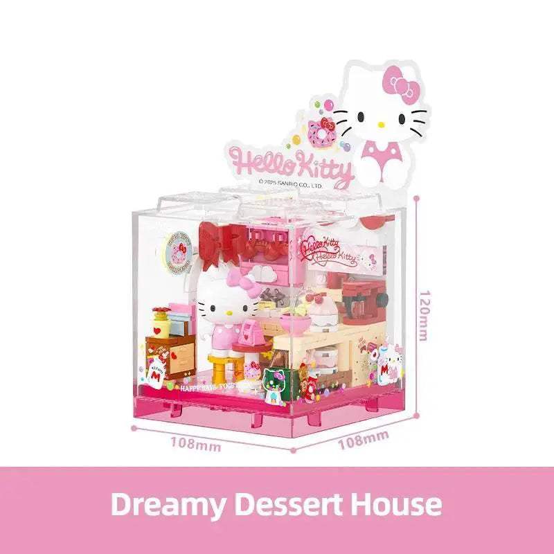Sanrio Building Blocks Hellokitty Kuromi Bakery Ocean Restaurant - ToylandEU