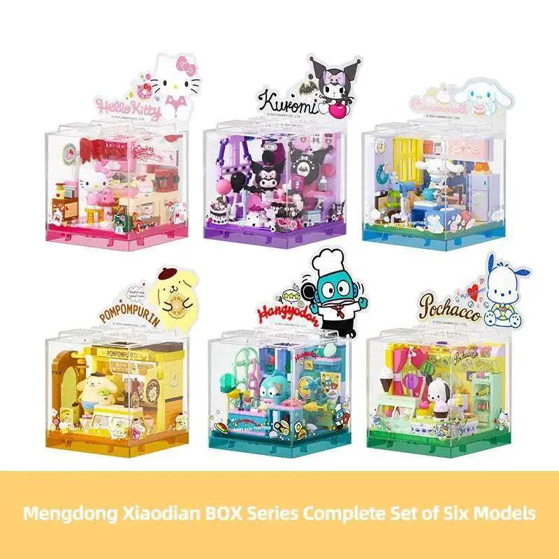 Sanrio Building Blocks Hellokitty Kuromi Bakery Ocean Restaurant - ToylandEU
