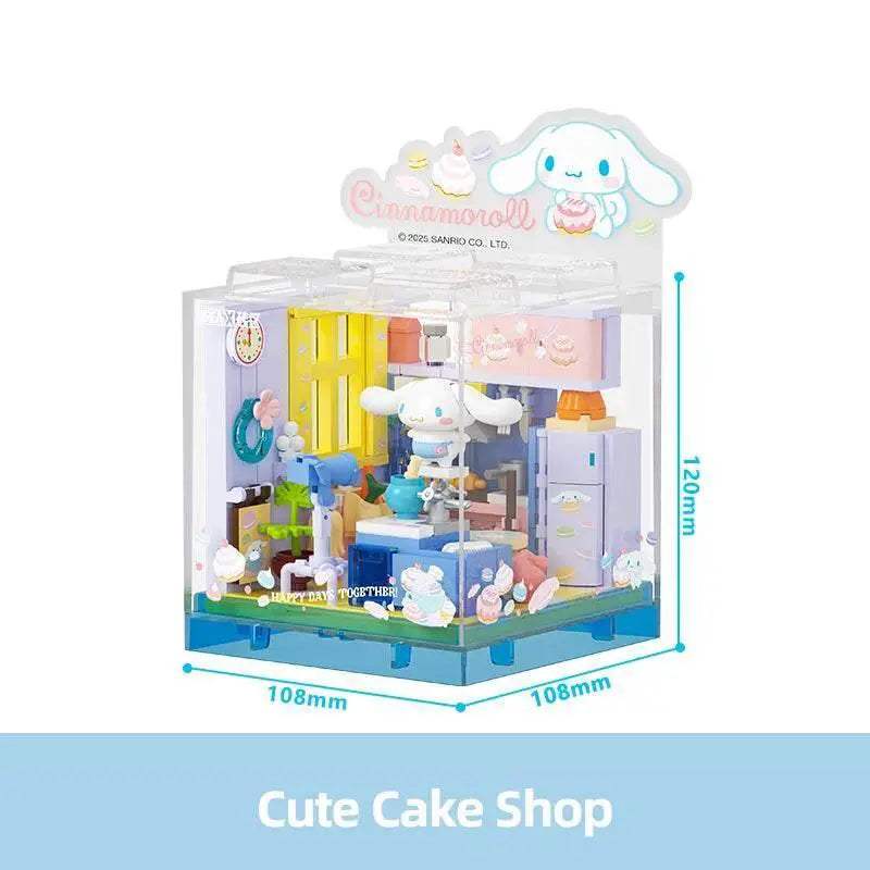 Sanrio Building Blocks Hellokitty Kuromi Bakery Ocean Restaurant - ToylandEU