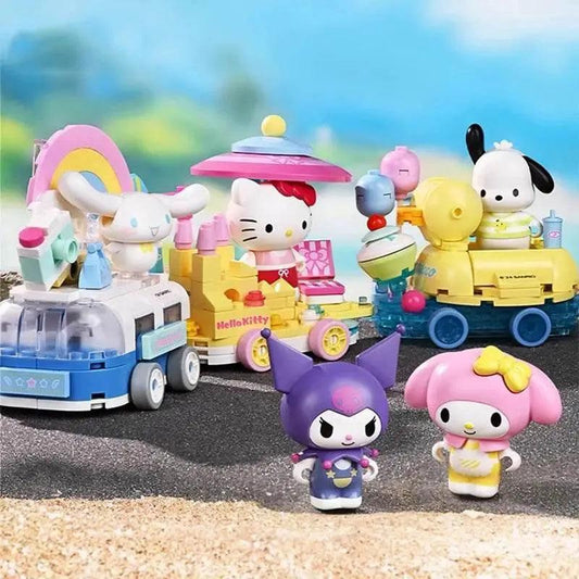 MOC Sanrio Flower Car Series Building Blocks Kuromi Hello Kitty -  ToylandEU™