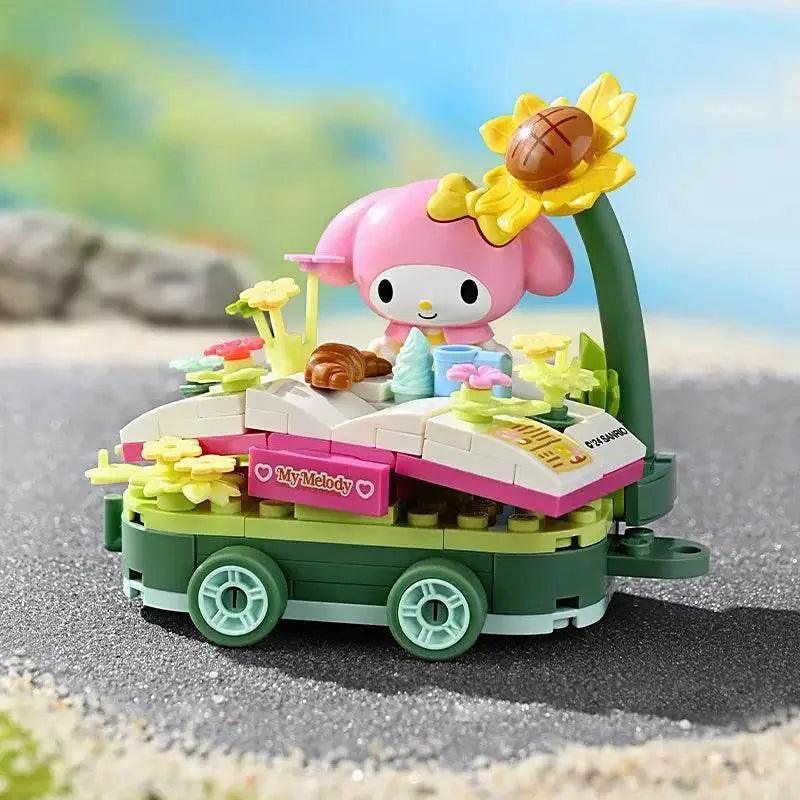  MOC Sanrio Flower Car Series Building Blocks Kuromi Hello Kitty -  ToylandEU™