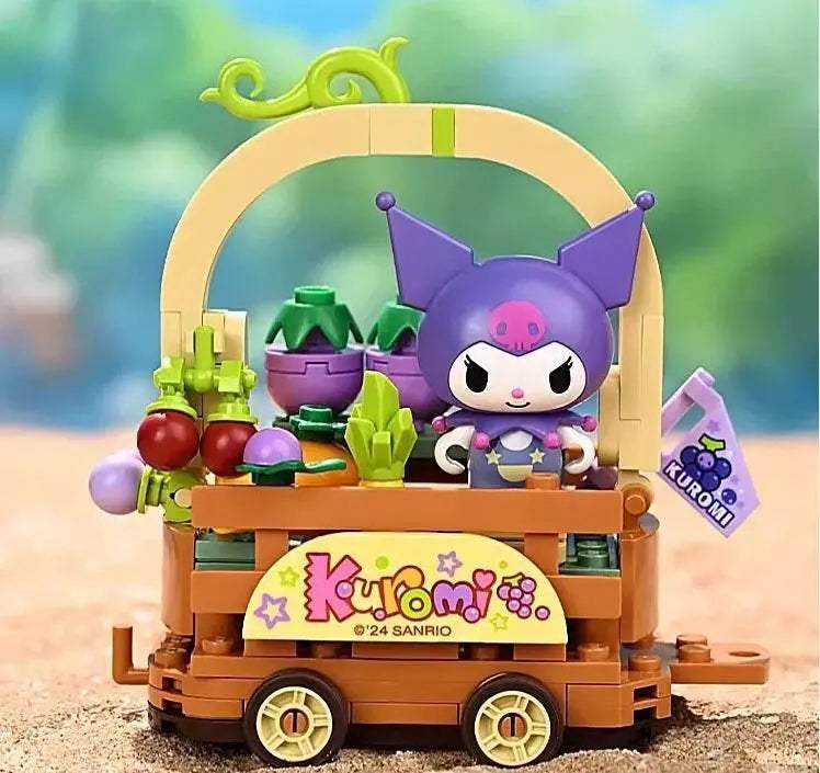 Sanrio Flower Car Series Building Blocks Kuromi Hello Kitty - ToylandEU