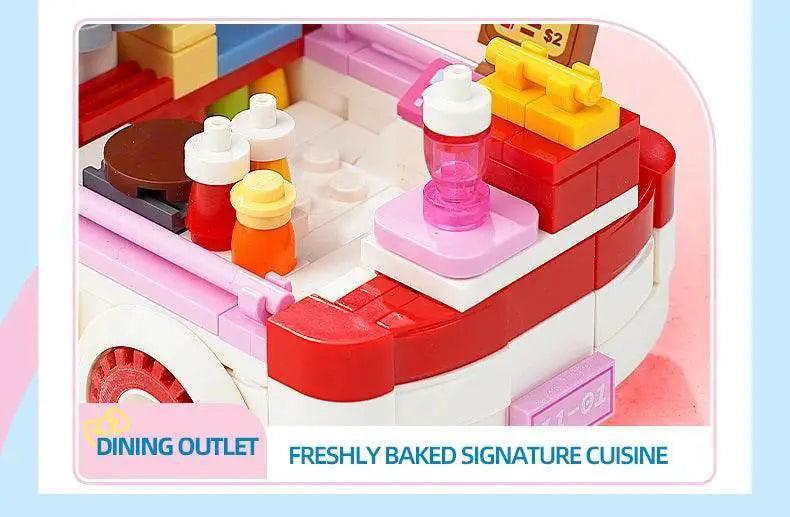  MOC Sanrio Series Building Blocks Hello Kitty Pochacco Burger Car -  ToylandEU™