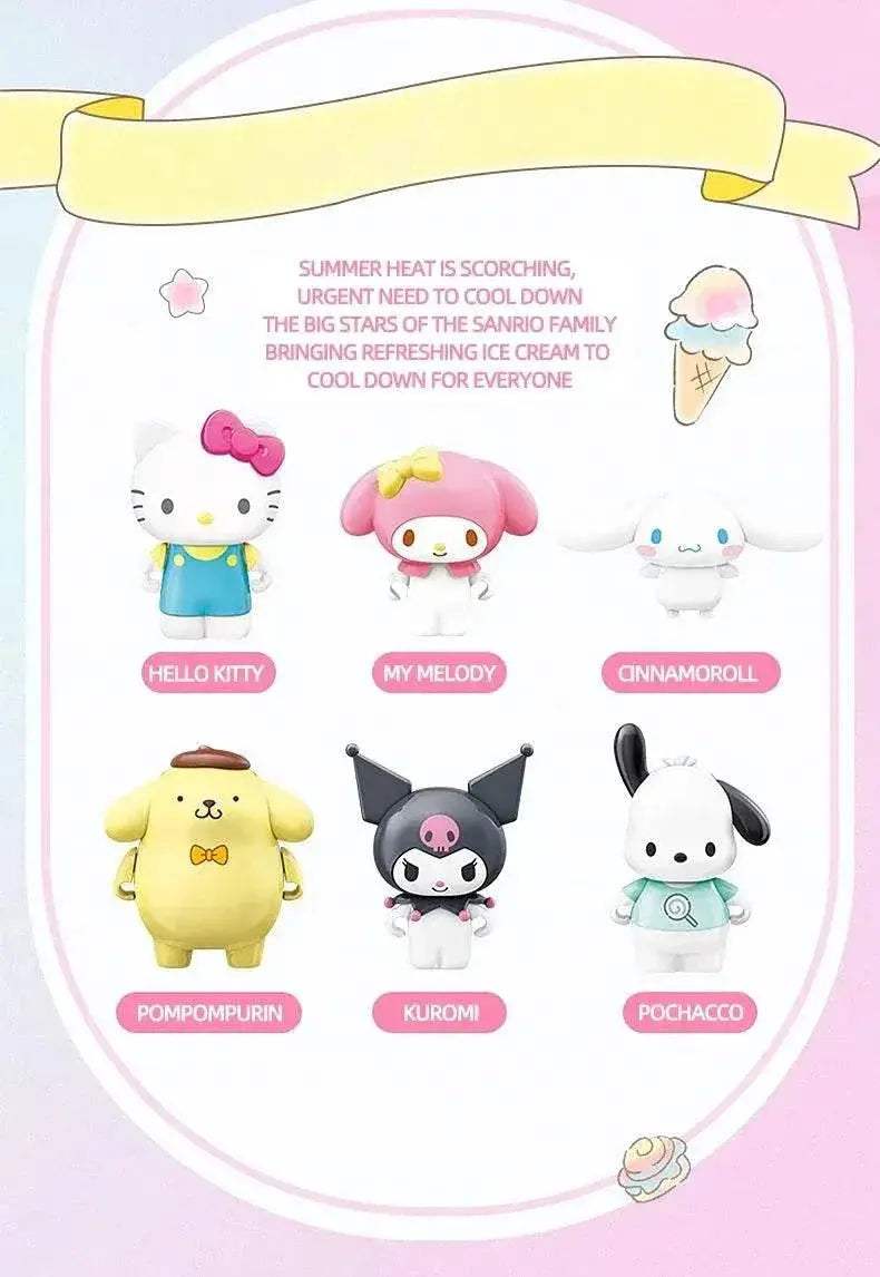 Sanrio Series Ice Cream Cone Building Blocks Kids Toys Gift - ToylandEU