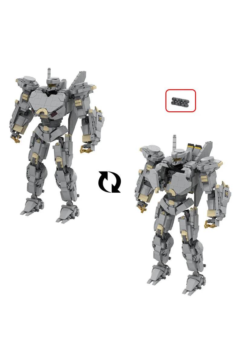 MOC Science Fiction Striker Eureka Mecha Model Building Blocks Building Bricks MOC - ToylandEU