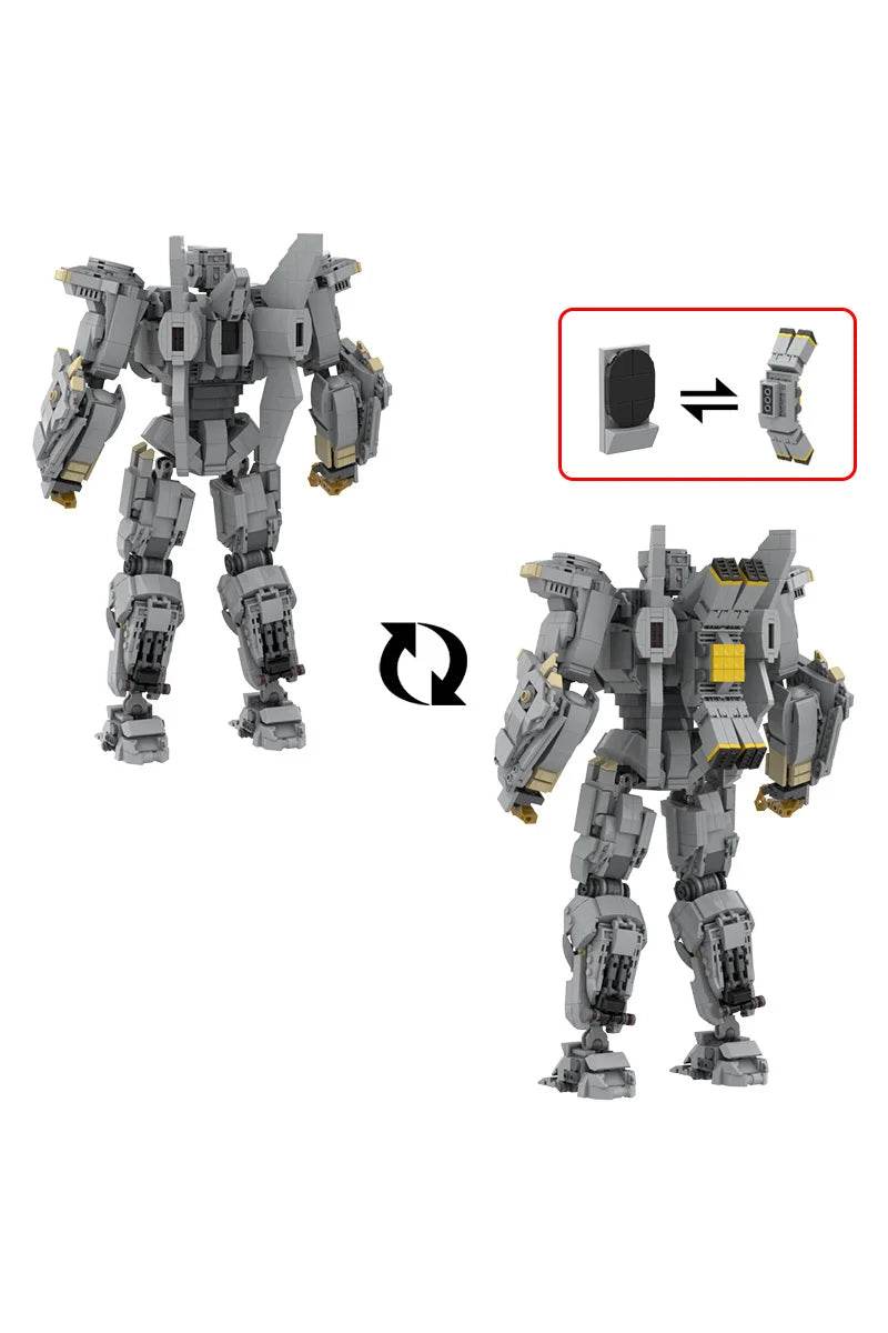 MOC Science Fiction Striker Eureka Mecha Model Building Blocks Building Bricks MOC - ToylandEU