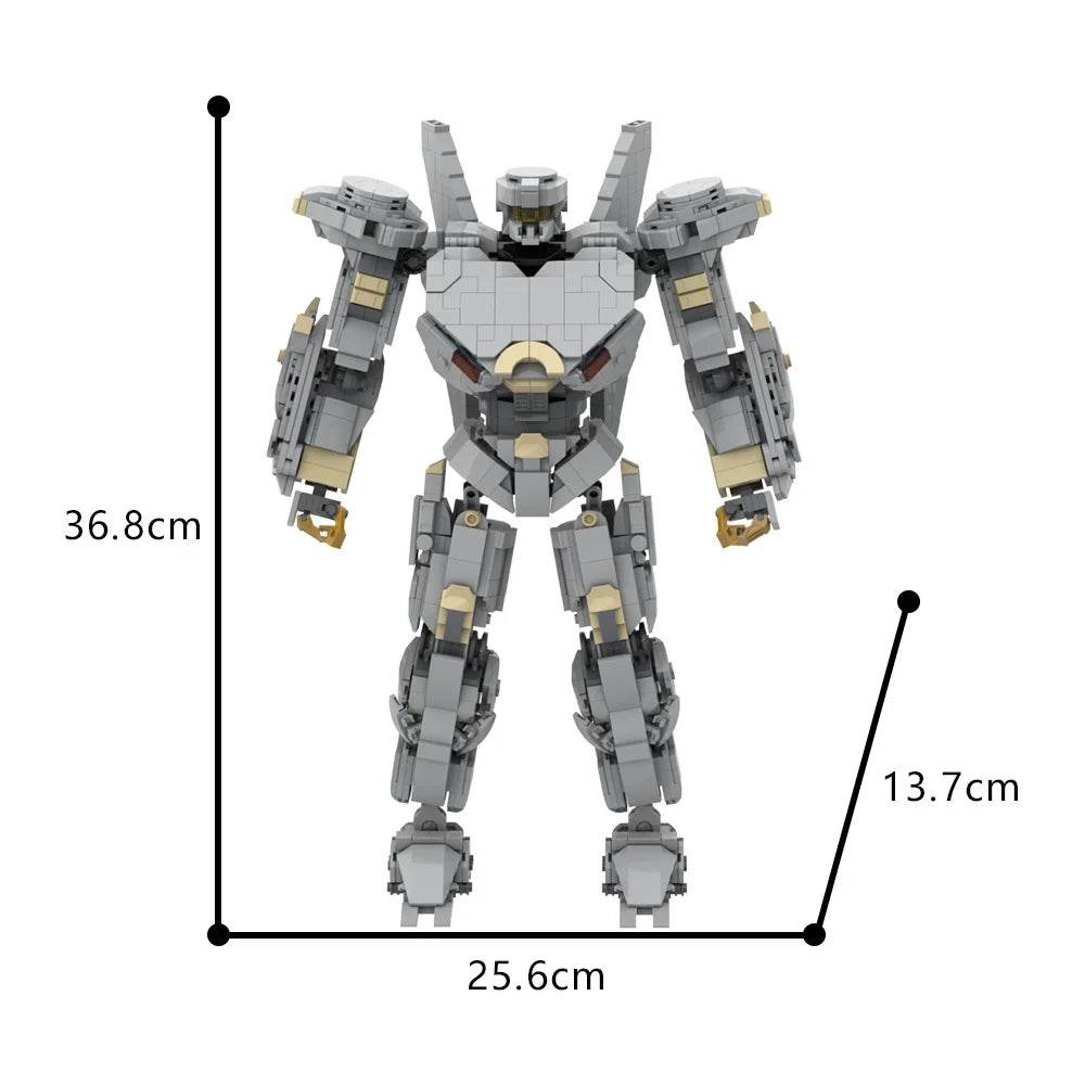 MOC Science Fiction Striker Eureka Mecha Model Building Blocks Building Bricks MOC - ToylandEU