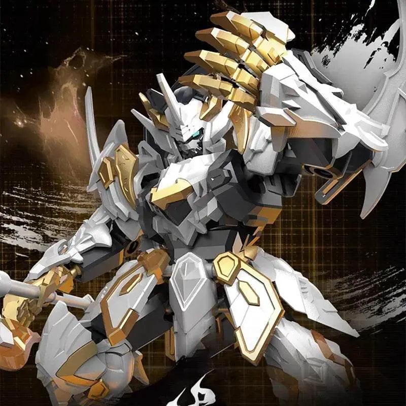  MOC Sembo Block Building Blocks Blue Dragon White Tiger Mecha Toys -  ToylandEU™