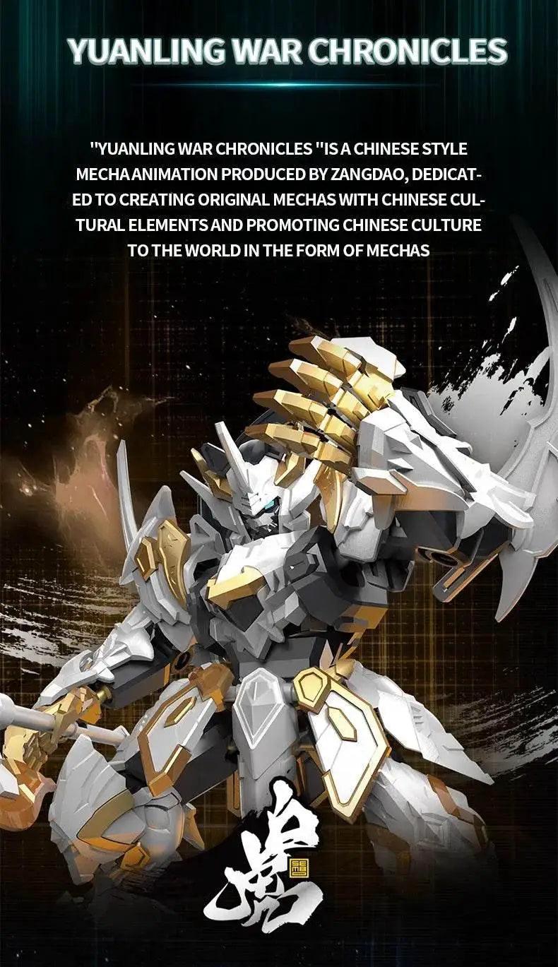  MOC Sembo Block Building Blocks Blue Dragon White Tiger Mecha Toys -  ToylandEU™