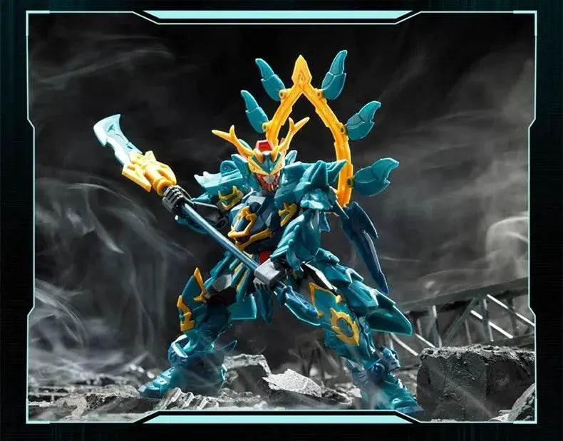  MOC Sembo Block Building Blocks Blue Dragon White Tiger Mecha Toys -  ToylandEU™