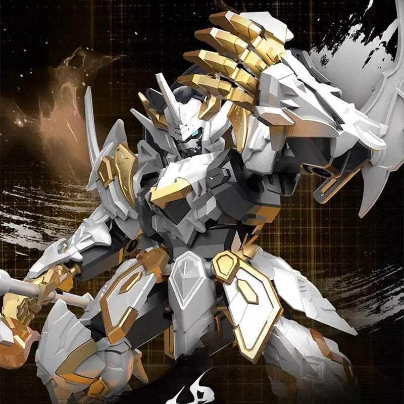 Sembo Block Building Blocks Blue Dragon White Tiger Mecha Toys - ToylandEU