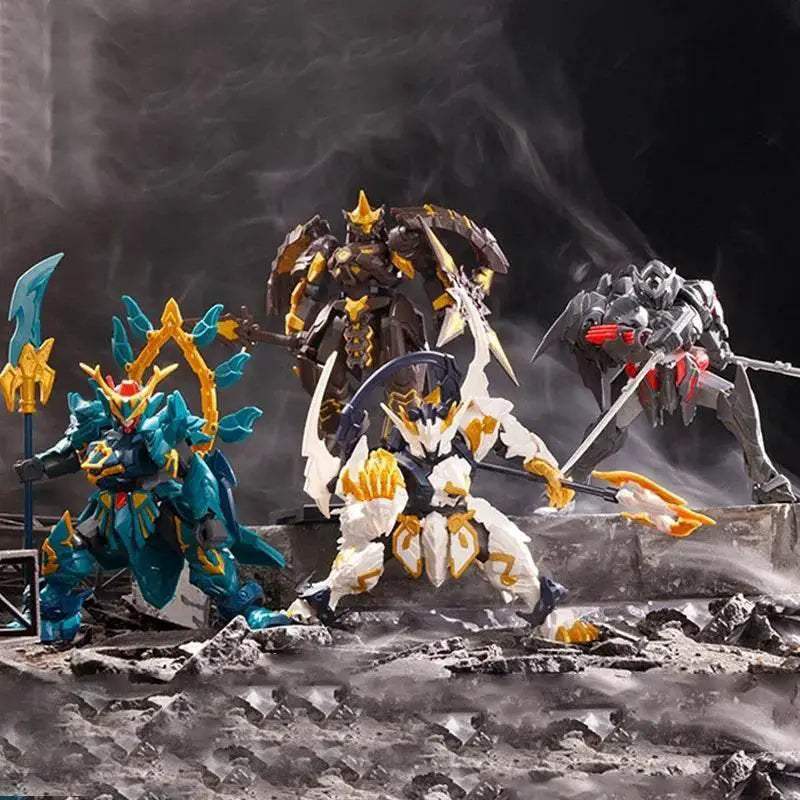 Sembo Block Building Blocks Blue Dragon White Tiger Mecha Toys - ToylandEU