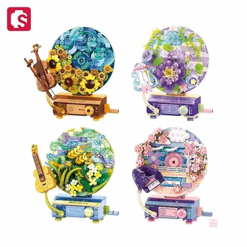 MOC Sembo Fantasy CD Player Building Blocks Educational Kit For Kids - ToylandEU