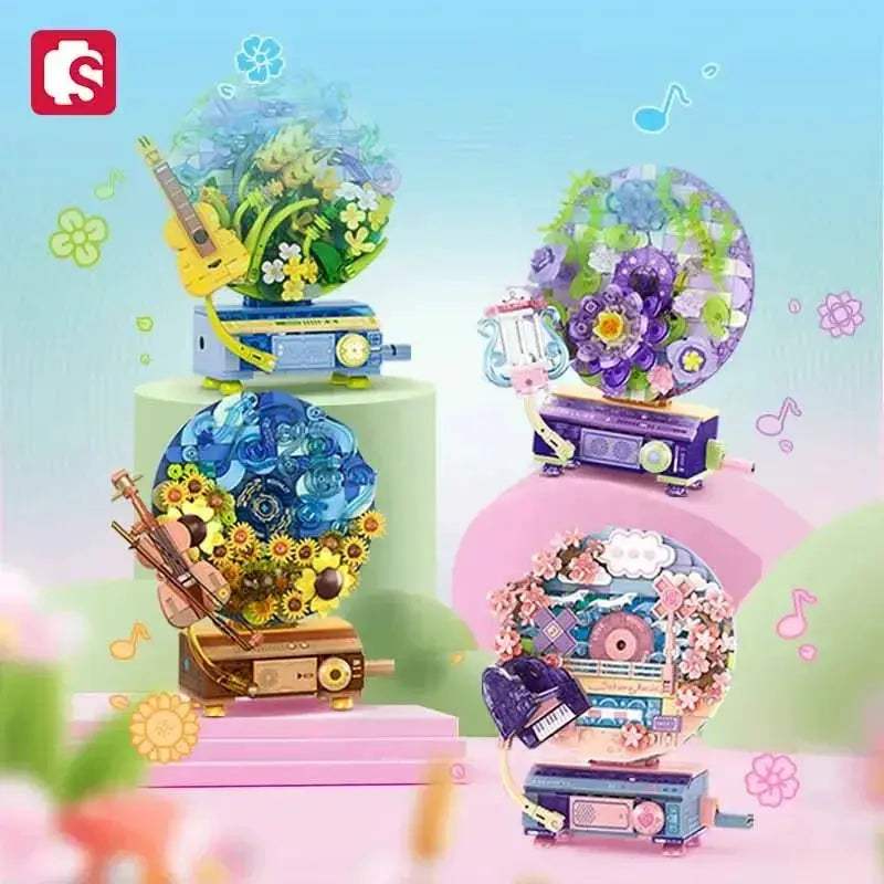 MOC Sembo Fantasy CD Player Building Blocks Educational Kit For Kids - ToylandEU