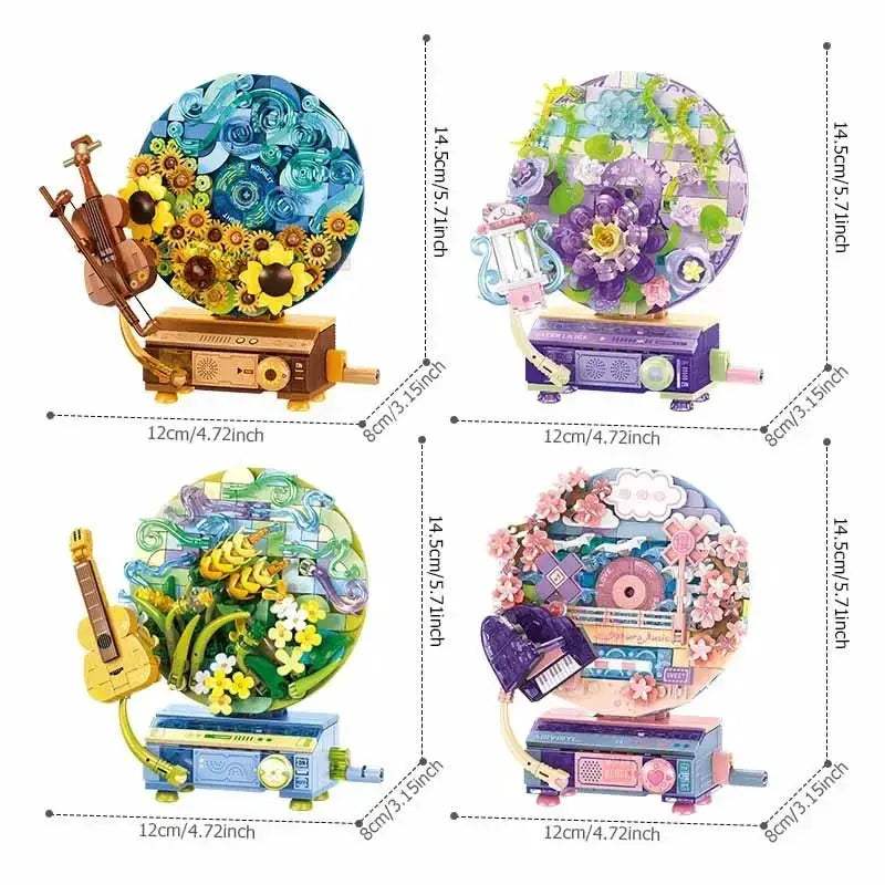 MOC Sembo Fantasy CD Player Building Blocks Educational Kit For Kids - ToylandEU