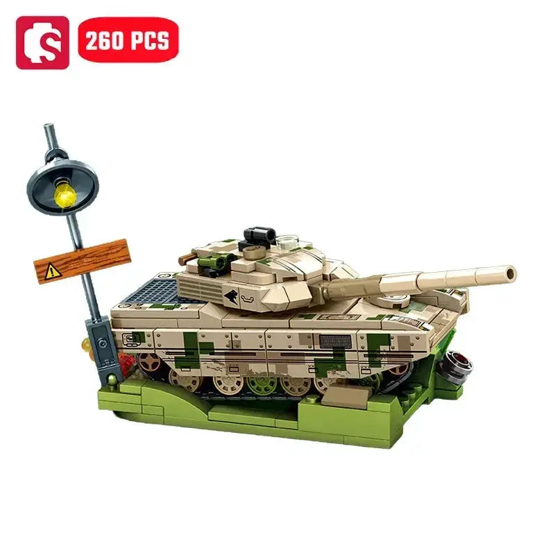 MOC Sembo Military Tank Building Blocks Set For Kids Durable Construction - ToylandEU