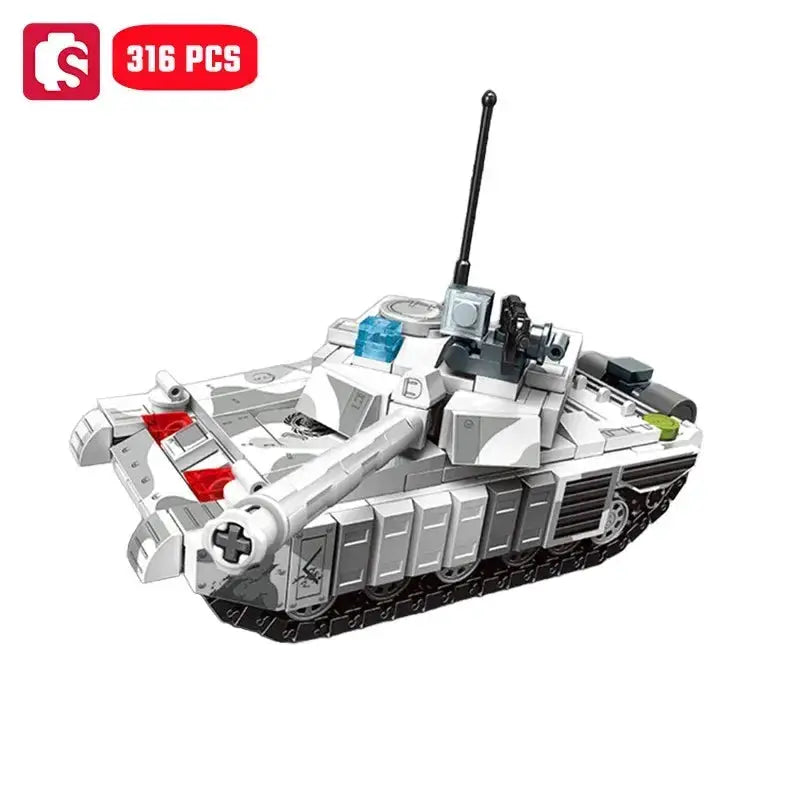 MOC Sembo Military Tank Building Blocks Set For Kids Durable Construction - ToylandEU