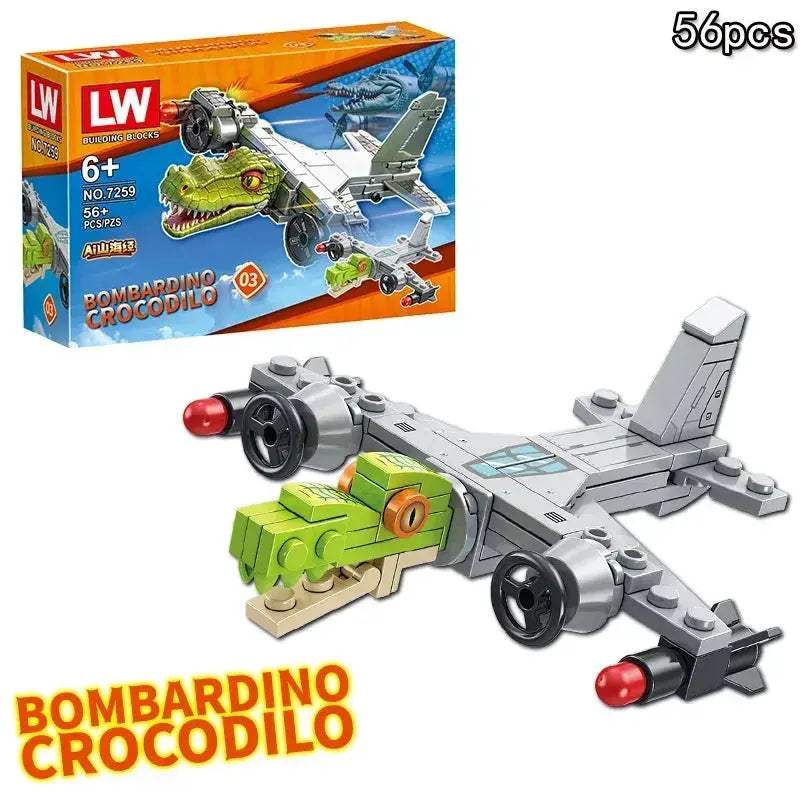 Shark Building Blocks Blind Box Toy Set For Kids Gift - ToylandEU