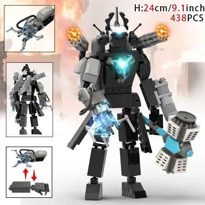  MOC Skibidi Figures Toilet Man Titan Clock King Blocks Set Building Bricks MOC -  ToylandEU™
