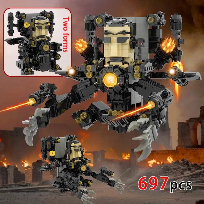 MOC Skibidi Figures Toilet Man Titan Clock King Blocks Set Building Bricks MOC - ToylandEU