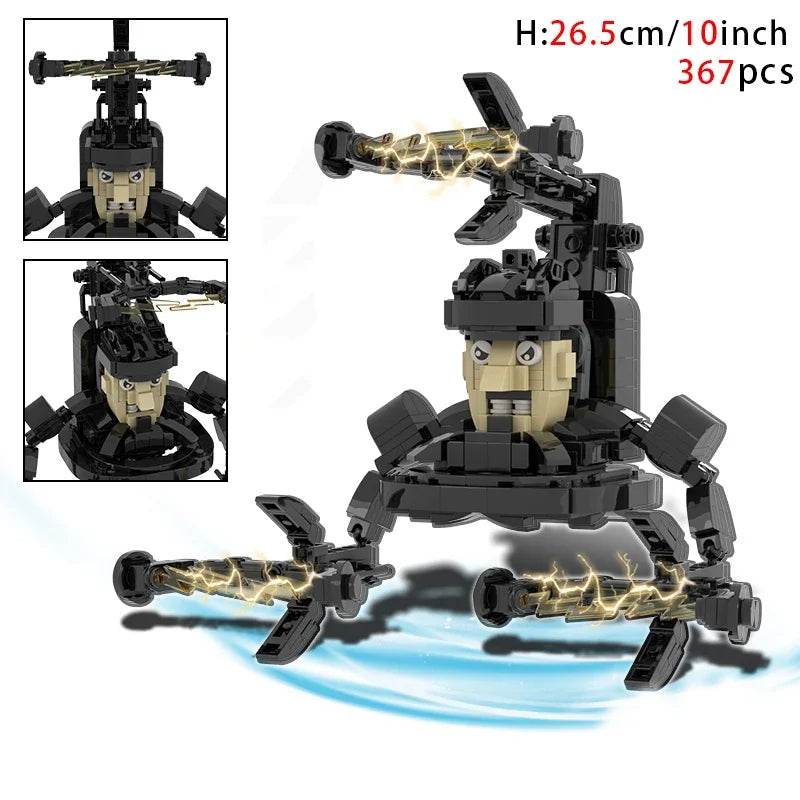 MOC Skibidi Figures Toilet Man Titan Clock King Blocks Set Building Bricks MOC - ToylandEU