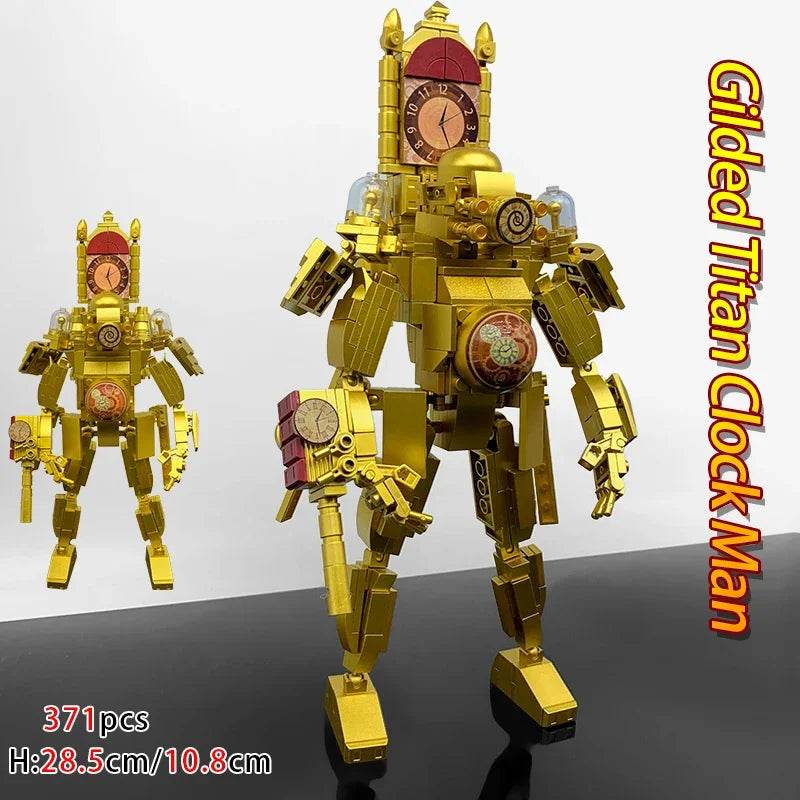 MOC Skibidi Figures Toilet Man Titan Clock King Blocks Set Building Bricks MOC - ToylandEU