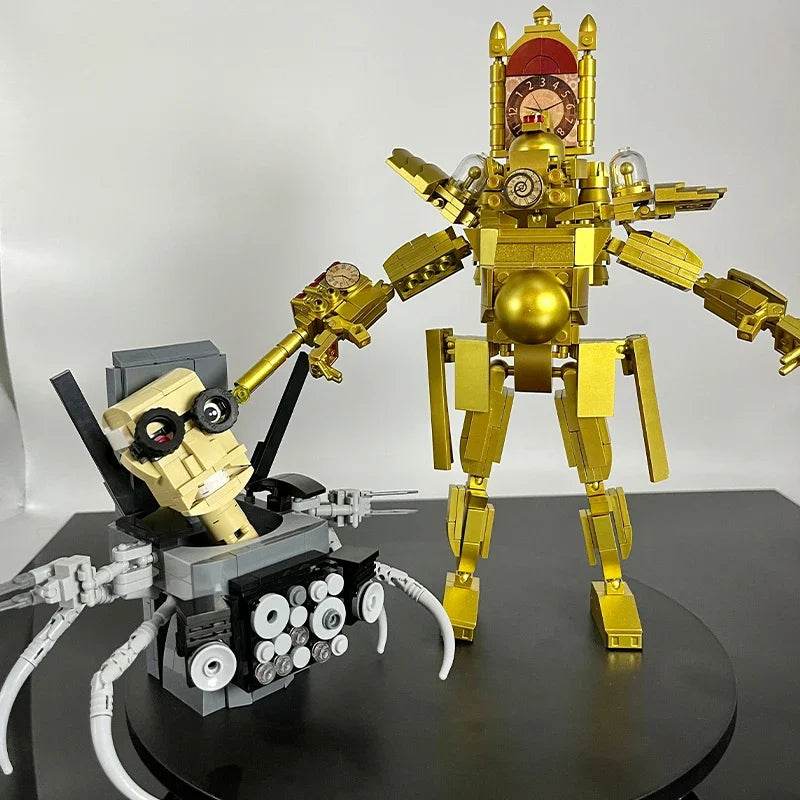 MOC Skibidi Figures Toilet Man Titan Clock King Blocks Set Building Bricks MOC - ToylandEU