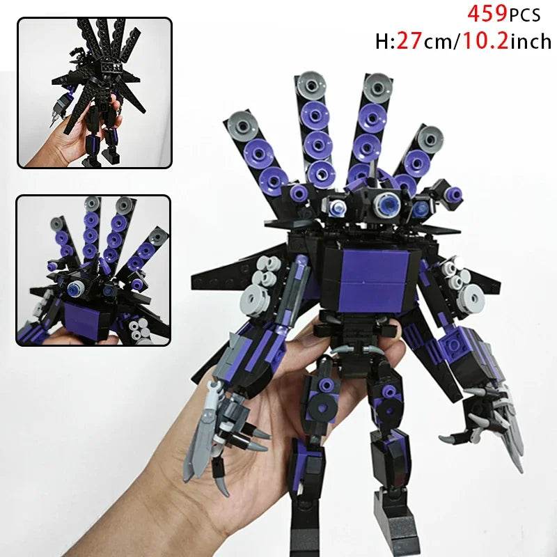 MOC Skibidi Figures Toilet Man Titan Clock King Blocks Set Building Bricks MOC - ToylandEU