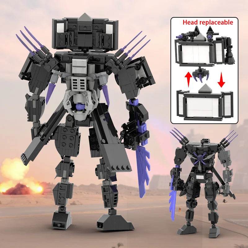 MOC Skibidi Toilet Building Blocks Set For Kids Gifts Building Bricks MOC - ToylandEU