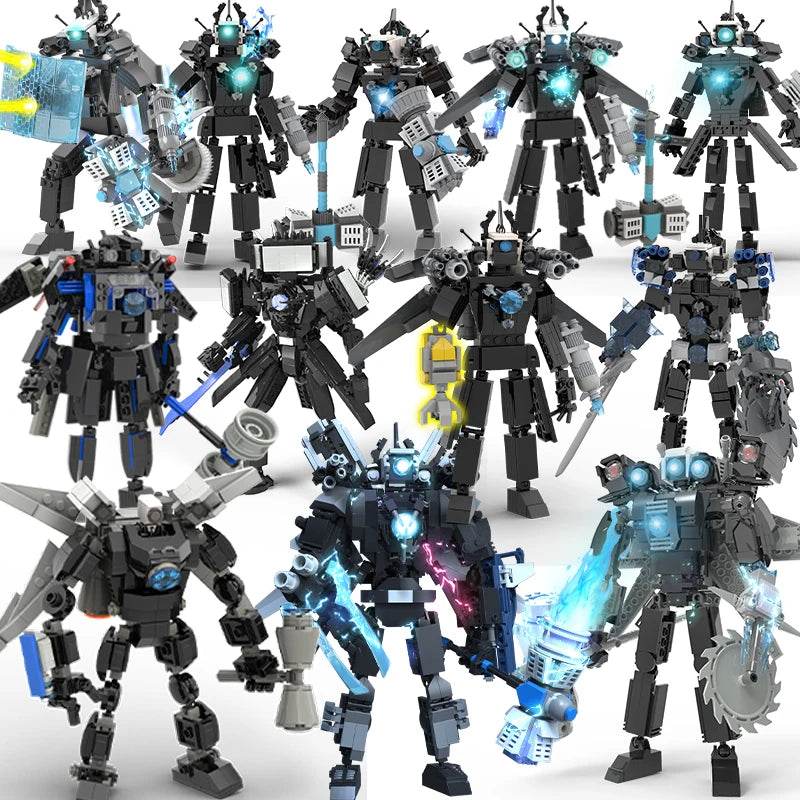 MOC Skibidi Toilet Building Blocks Set For Kids Gifts Building Bricks MOC - ToylandEU