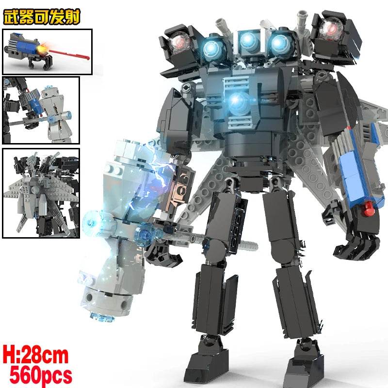 MOC Skibidi Toilet Building Blocks Set For Kids Gifts Building Bricks MOC - ToylandEU