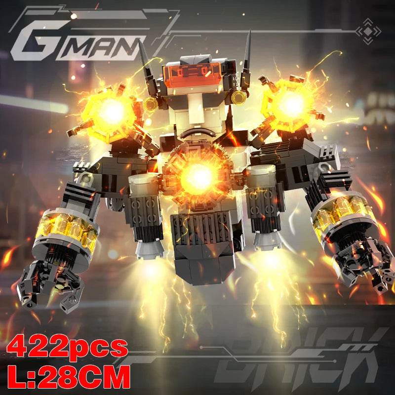 MOC Skibidi Toilet Building Blocks Set For Kids Gifts Building Bricks MOC - ToylandEU