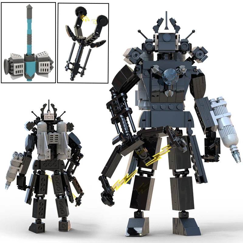 MOC Skibidi Toilet Building Blocks Set For Kids Gifts Building Bricks MOC - ToylandEU