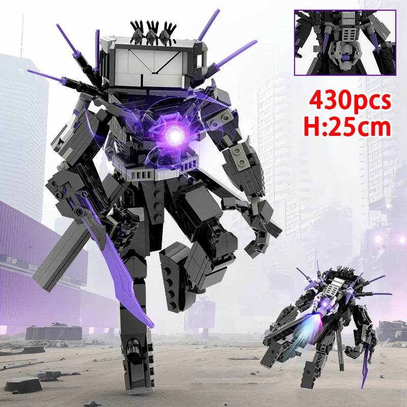 MOC Skibidi Toilet Building Blocks Set For Kids Gifts Building Bricks MOC - ToylandEU