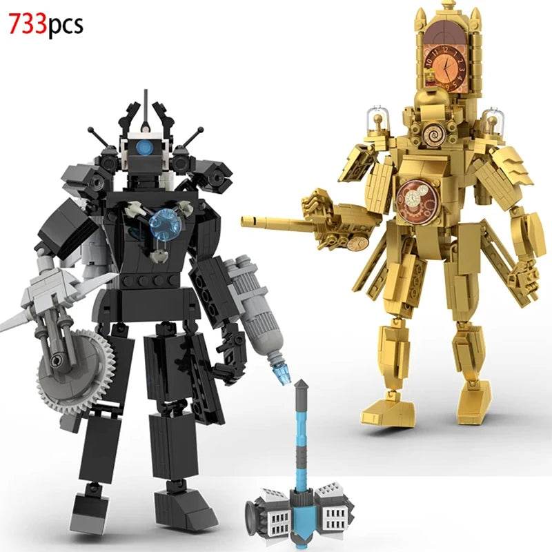 MOC Skibidi Toilet Building Blocks Set for Kids Titan Cameraman Speakerman Model Classic Toys for Boys Birthday Christmas Gifts - ToylandEU