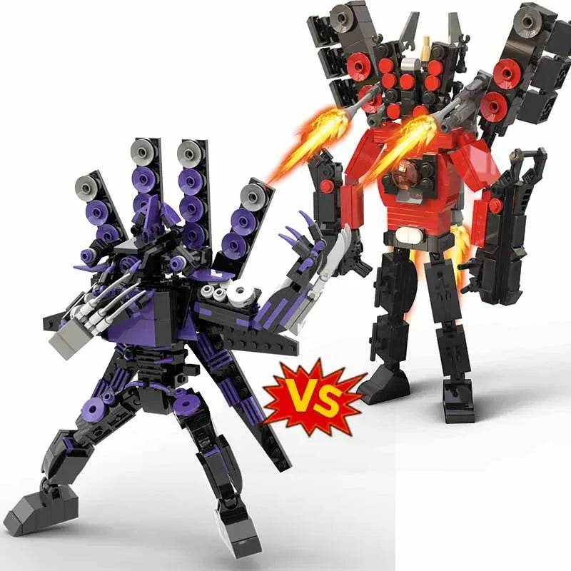 MOC Skibidi Toilet Building Blocks Set for Kids Titan Cameraman Speakerman Model Classic Toys for Boys Birthday Christmas Gifts - ToylandEU