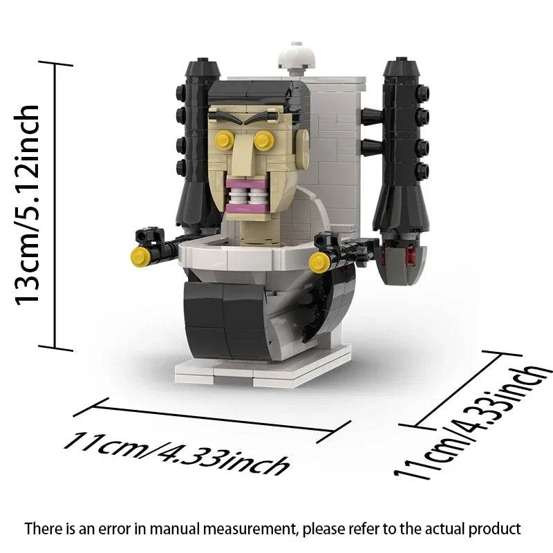 MOC Skibidi Toilet Building Blocks Set for Kids Titan Cameraman Speakerman Model Classic Toys for Boys Birthday Christmas Gifts - ToylandEU