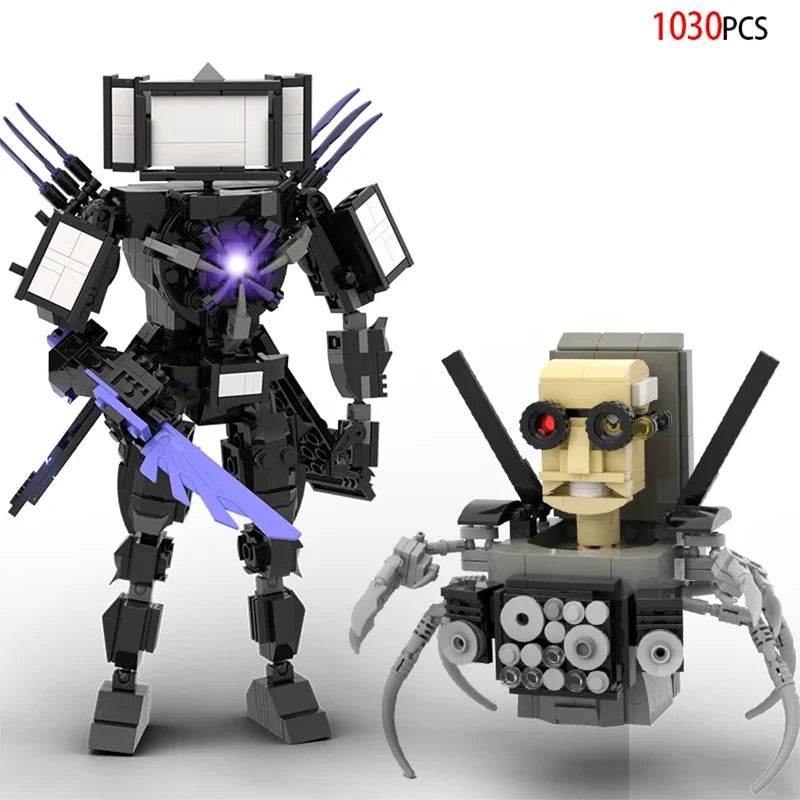 MOC Skibidi Toilet Building Blocks Set for Kids Titan Cameraman Speakerman Model Classic Toys for Boys Birthday Christmas Gifts - ToylandEU