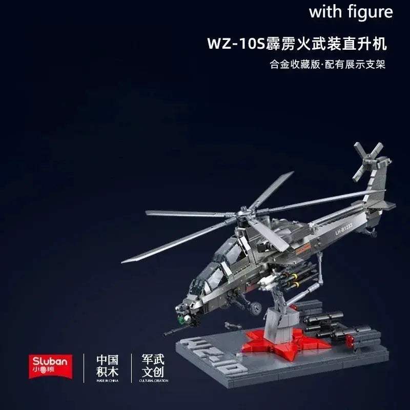 MOC Sluban Fighter Bomber Building Blocks Model Kit For Creative Kids - ToylandEU