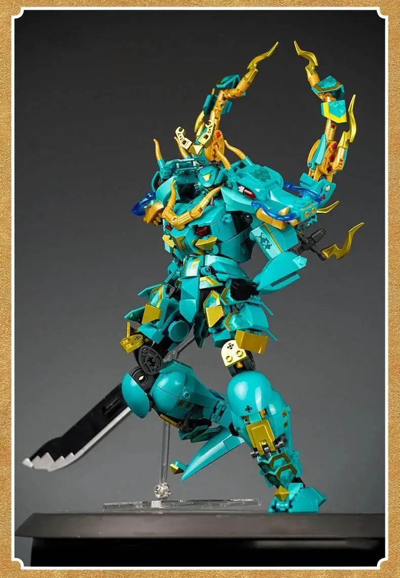  MOC Sluban Qinglong King Mecha Building Blocks Classic Figure Set -  ToylandEU™