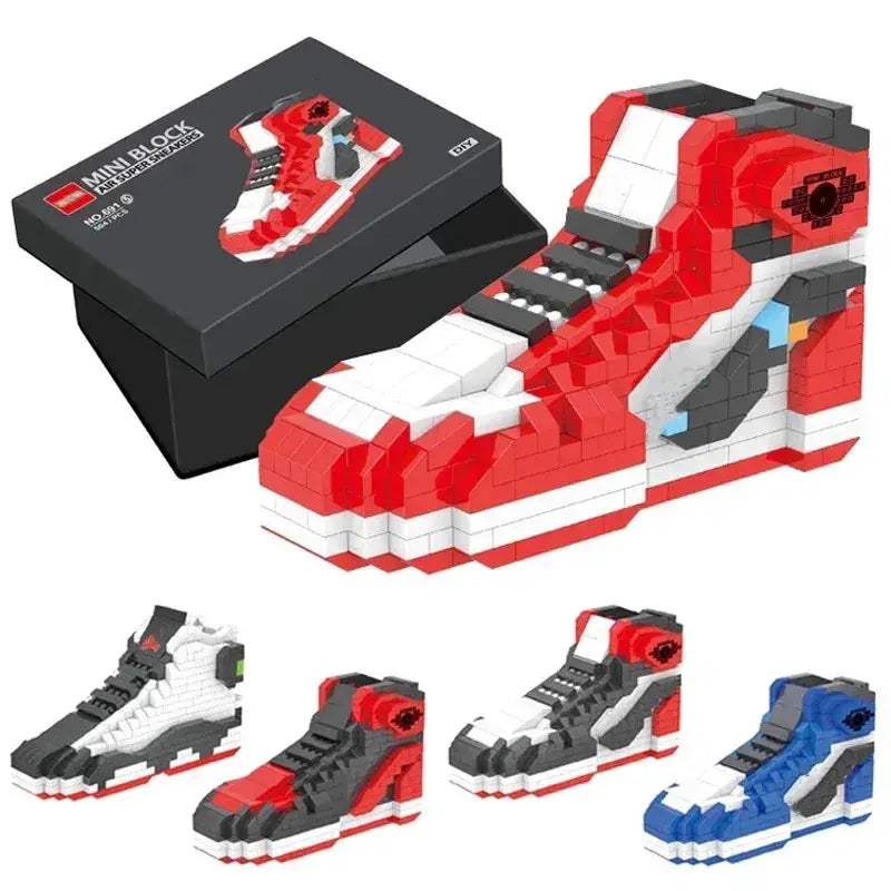 MOC Sneakers Building Blocks Set For Kids DIY Play Toy Collection - ToylandEU