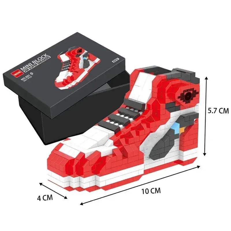 MOC Sneakers Building Blocks Set For Kids DIY Play Toy Collection - ToylandEU