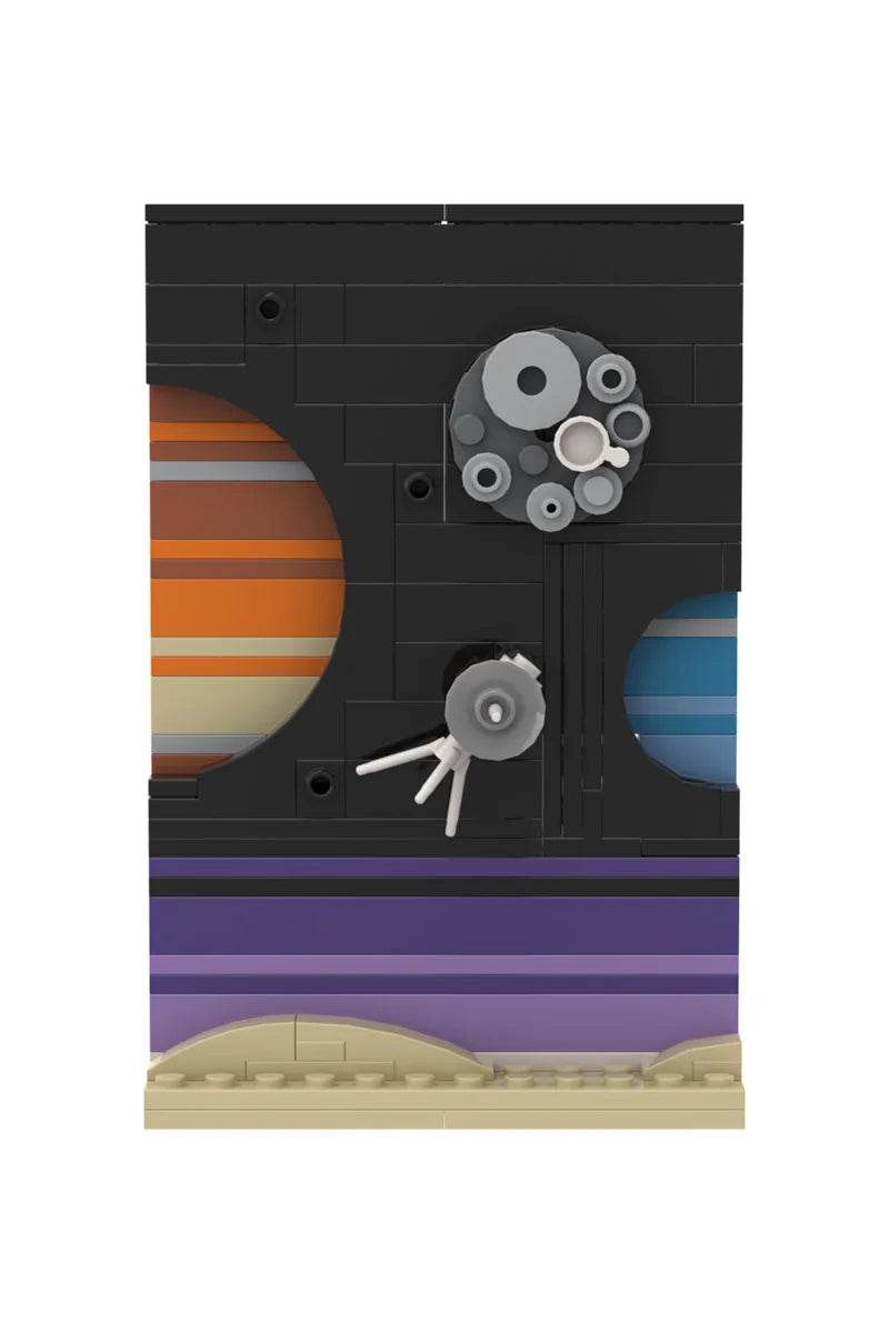 MOC Space Age Story Postcard Building Block Set Gift Building Bricks MOC - ToylandEU