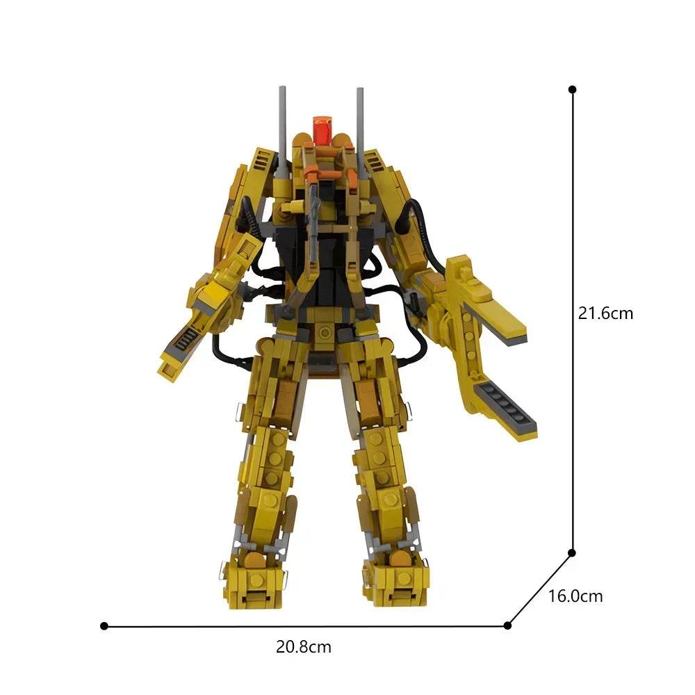 MOC Space Aliened Mecha Robot Model Predator Mini P-5000 Set - ToylandEU