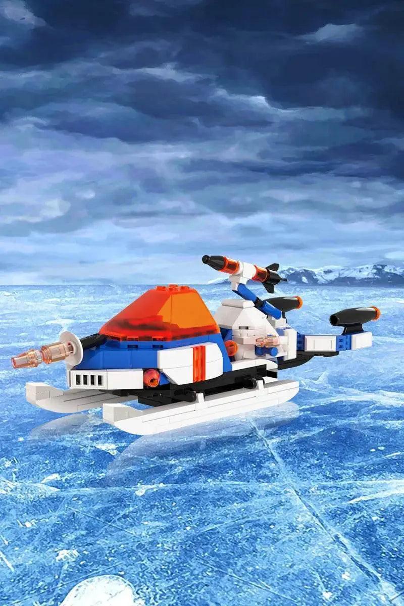  MOC Space Championship Ice Planet 2002 Aircraft Model Gift Building Bricks MOC -  ToylandEU™