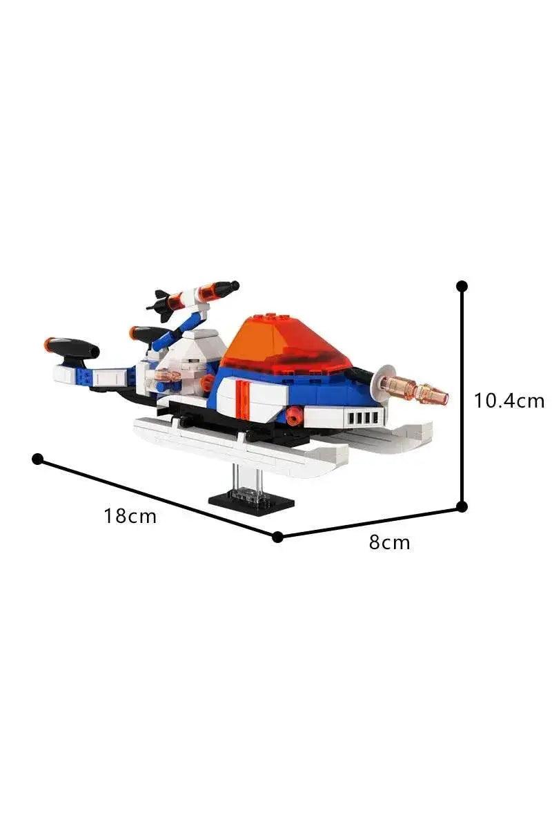  MOC Space Championship Ice Planet 2002 Aircraft Model Gift Building Bricks MOC -  ToylandEU™