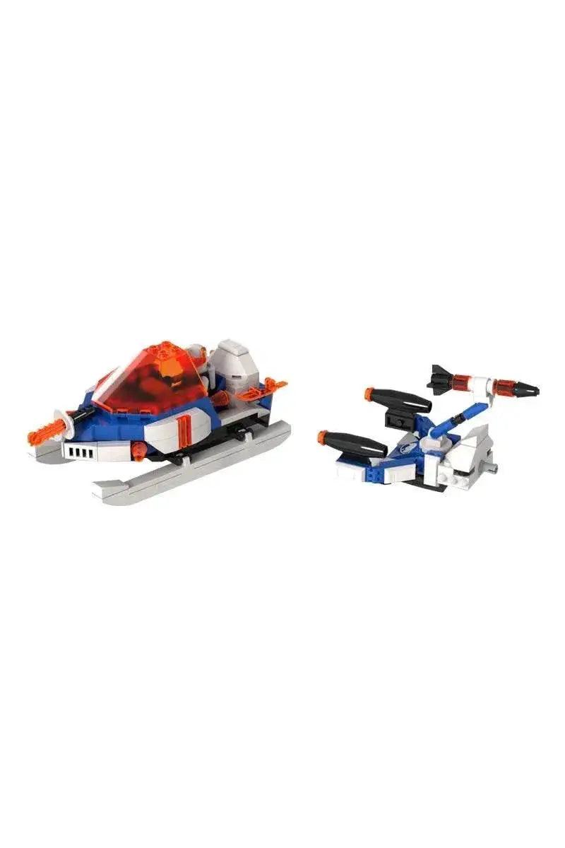 MOC Space Championship Ice Planet 2002 Aircraft Model Gift Building Bricks MOC -  ToylandEU™