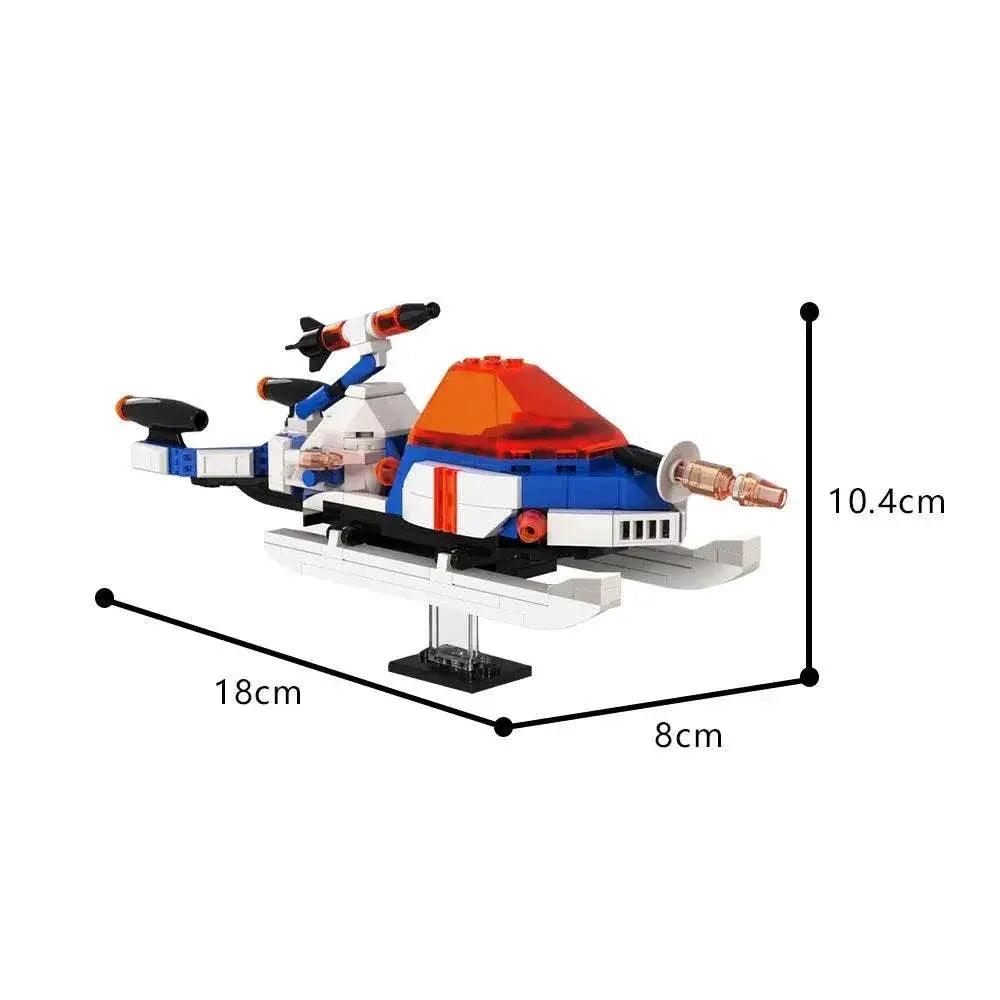  MOC Space Championship Ice Planet 2002 Aircraft Model Gift Building Bricks MOC -  ToylandEU™