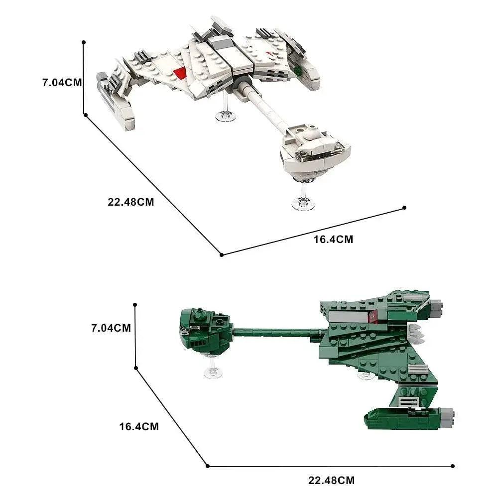 MOC Space Trek Klingon D7 Battle Cruiser Building Block Toys Building Bricks MOC -  ToylandEU™